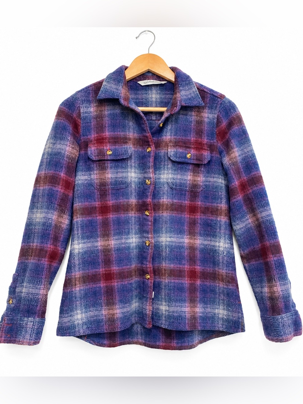 Woolrich Women’s M 100% Wool Plaid Shirt